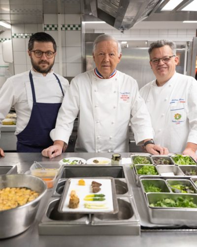 portrait professionnel d'un chef de cuisine Georges Blanc